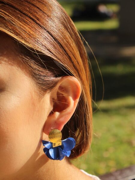 Aro flor colgante 15mm